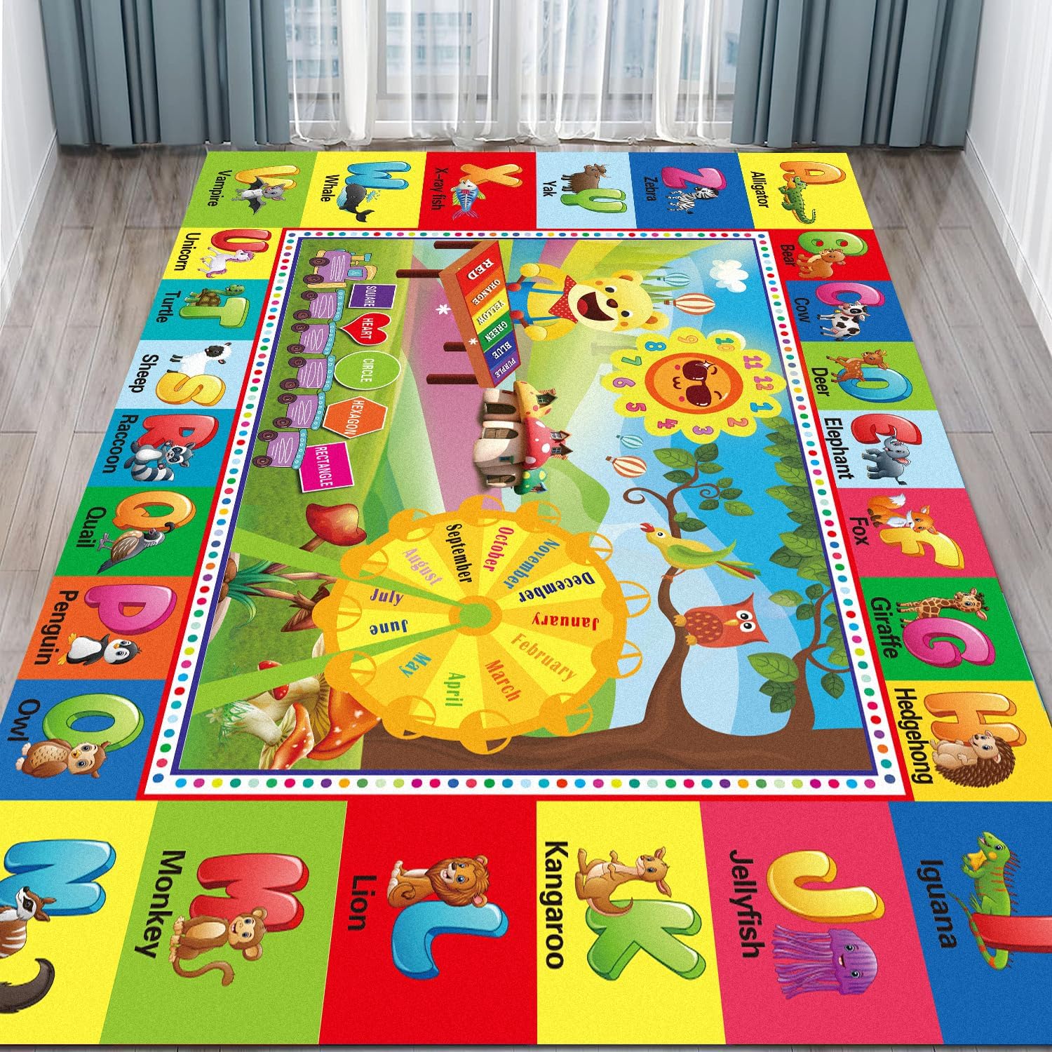 พรมปูพื้นสำหรับเด็ก ABC สีสันส - Kids Outdoor Play Area บทวิจารณ์และราคา