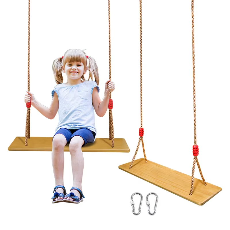 ชิงช้าไม้สำหรับเด็กและผู้ใหญ่  - Kids Outdoor Swing Set บทวิจารณ์และราคา
