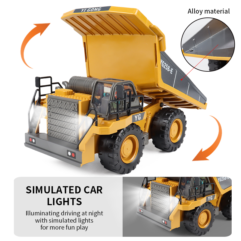 ZWN รถตักดินควบคุมระยะไกล2.4G  - Kids Outdoor Digger บทวิจารณ์และราคา