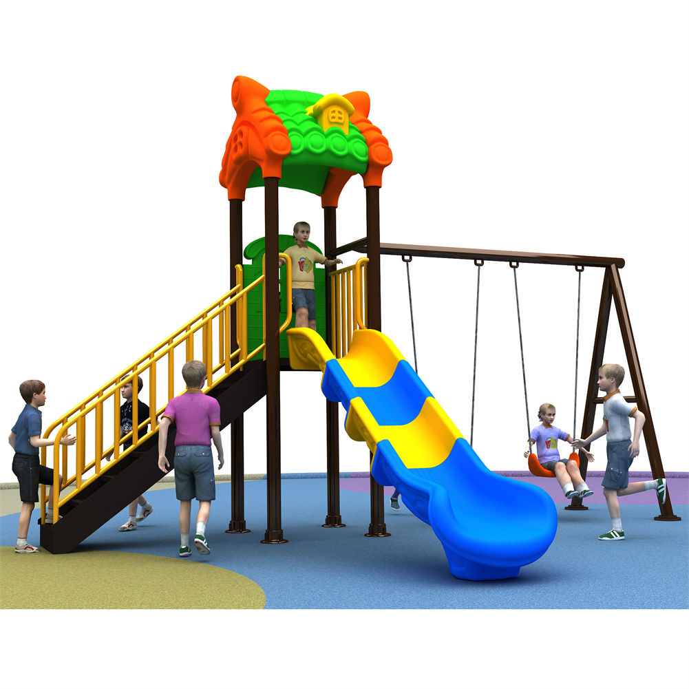 ชุดเครื่องเล่นสนามเด็กเล่นกลาง - Kids Outdoor Swing Set บทวิจารณ์และราคา