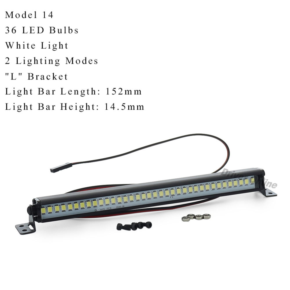 RC หลังคา LED Light Bar สีขาว/ - Tamiya Model Rc Car บทวิจารณ์และราคา