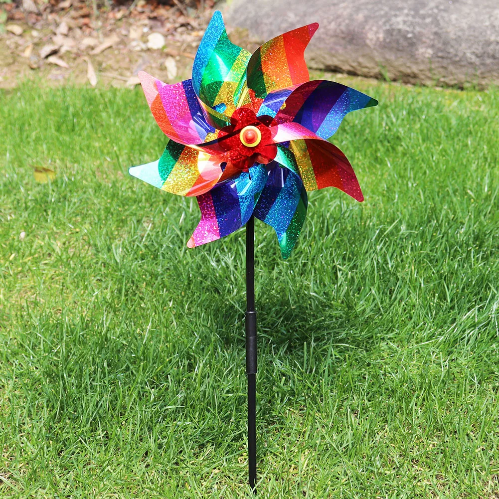 Windmill Bird Repellent ตกแต่ง - Kids Outdoor Yard Toys บทวิจารณ์และราคา
