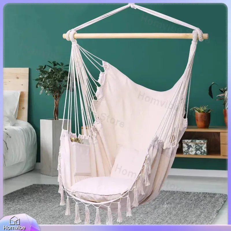 เก้าอี้แขวนกลางแจ้ง ชิงช้าเปลผ - Kids Outdoor Hammock บทวิจารณ์และราคา