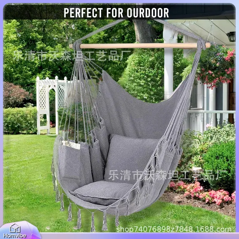 เก้าอี้แขวนกลางแจ้ง ชิงช้าเปลผ - Kids Outdoor Hammock บทวิจารณ์และราคา