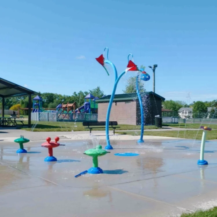 ชุดอุปกรณ์เล่นน้ำกลางแจ้งแบบกำ - Sprinkler Splash Pad บทวิจารณ์และราคา