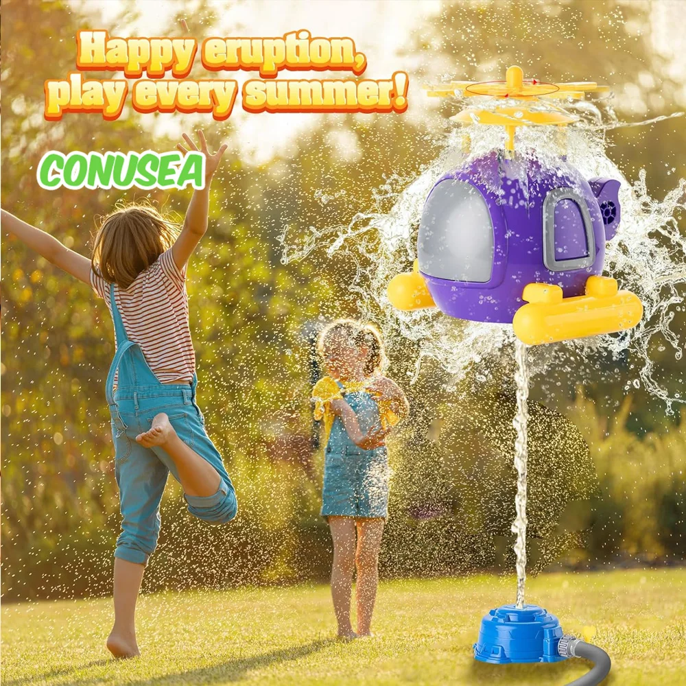 เฮลิคอปเตอร์สปริงเกลอร์น้ําของ - Kids Outdoor Yard Tools บทวิจารณ์และราคา